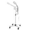 Professional Facial Steamer on Wheels,2 in 1 Face Steamer for Personal Skin Care Deep Cleaning,Esthetician Facial Steamer,with 3X Magnifying Lamp,for Spa, Salon and at Home Use (White) view 1