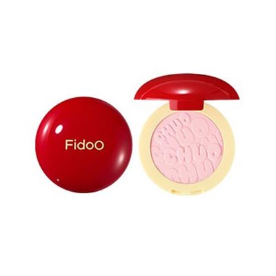 1 PC Fidoo Multi Purpose Blush Mud/Powder, Low Color Saturation Matte Nude Pink Makeup Blusher Cheek Color (#801, 5g)