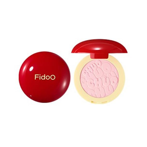 1 PC Fidoo Multi Purpose Blush Mud/Powder, Low Color Saturation Matte Nude Pink Makeup Blusher Cheek Color (#801, 5g)