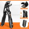 Angled Head Nail Clippers for Seniors Thick Nails, Slanted Curved Ingrown Toe Nail Clippers for Men Heavy Duty Large Toe Nail Clippers view 3