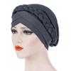 Chemo Caps Headwear for Women Turbans Beanie Flowers Hat Headwrap for Cancer Patient Hair Loss Chemo Headwear (Grey, One Size) view 2