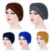 Chemo Caps Headwear for Women Turbans Beanie Flowers Hat Headwrap for Cancer Patient Hair Loss Chemo Headwear (Grey, One Size) view 3