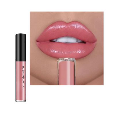 12 Color Cream Lip Gloss, 2024 New Moisturising Velvet Lip Lipstick, Waterproof Long Lasting Non-Fading Lipstick, Non-Stick to Cup Cream Texture Lipstick (4#, 1PC)