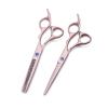 6 Inch Flower Handle Rose Gold Hairdressinghaircutting Scissors, Haircut Thinning Haircuthaircutting Scissors, Flat Cut Hairdresser'Shaircutting Scissors Hair Cutting Shears (Set) view 1