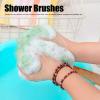 5PCS Shower Brushes, Long Handle Back Bath Brush Scrubber for Shower Bath Brush Back Scrubber for Shower Scrubbing Bath Shower Back Brush Scrubber Bathroom Supplies for Body Wash (Green) view 3