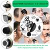 Electric Head & Body Hair Shaver - Mens Cordless Rechargeable Wet/Dry Skull Bald Head Back & Groin Waterproof Razor with Rotary Blades, Clippers, Nose Trimmer, Brush, Massager view 2