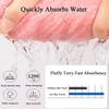 Super Absorbent Hair Towel Wrap for Wet Hair, 2024 New Microfiber Hair Drying Towel Cap with Bow-Knot Shower Cap, Bath Hair Towel Wrap for Women with Long & Thick Hair - Easy to Use (Red) view 3