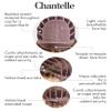 Kim Kimble Chantelle Shoulder Length Layered Wavy Wig by Hairuwear, Average Cap, MC11SS Butter Pecan view 3