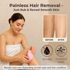 Crystal Hair Eraser for Women and Men  Magic Reusable Crystal Hair Remover for Legs, Arms, Body & Pubic Hair  Painless Exfoliation Hair Removal Stone  Glass Hair Buffer Shaver view 3