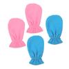 BIUDECO 2pairs Moisturizing Paraffin Wax Gloves for Hand Care of Spa Mittens for Hydration and Skin Repair for Home Treatments and Daily Skin Routine Blue Pink view 1
