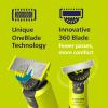 Philips Norelco OneBlade 360 with Connectivity Face & Body Hybrid Electric Trimmer & Shaver, QP4631/90 Genuine OneBlade 360 Blade Replacement Blades, 4 Count, QP440/80 view 2