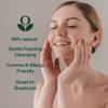 Balmonds tea tree face wash - 99% natural foaming cleanser with lemongrass for sensitive, breakout-prone skin, vegan, paraben-free, 4.2 fl oz view 3