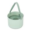 3 in 1 Silicone Makeup Brush Cleaning Bowl with Brush Drying Holder Cosmetic Brush Cleaning Tool Organizer (Green) view 1