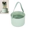 3 in 1 Silicone Makeup Brush Cleaning Bowl with Brush Drying Holder Cosmetic Brush Cleaning Tool Organizer (Green) view 4