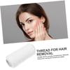 FOMIYES 50rolls Cotton Thread Facial Hair Removal Epilator Convenient Multi-Purpose Threading Tool for Smooth Face Construction for Easy Use view 3