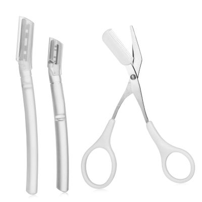 HAPINARY Benefit Clipper for Women Complete Eyebrow Shaping Kit Trimmer Scissors Design for Safe Trimming