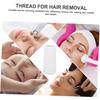 FOMIYES 20rolls Cotton Thread Hair Removal Tool for Facial Epilation Efficient Threading for Eyebrows Upper Lip and Chin Smooth Skin Finish Easy Use Design view 4