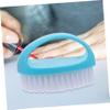 HONMEET 2pcs Fingernail Cleaning Brushes Candy Handle Nail Brushes for Manicure Supplies Ergonomic Design for Home and Salon Use Lightweight and Portable for Nail Art and view 3