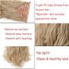 17" Women 16 Clips Long Straight Synthetic Hair Extensions Clips In High Temperature Fiber Black Brown Hairpiece view 4