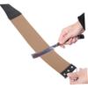 NOLITOY 2sets Simple Razor Strop Double-edge Razor Blade Sharpener Straight Sharpening Cloth Material 2pcs*2 Random Color view 2
