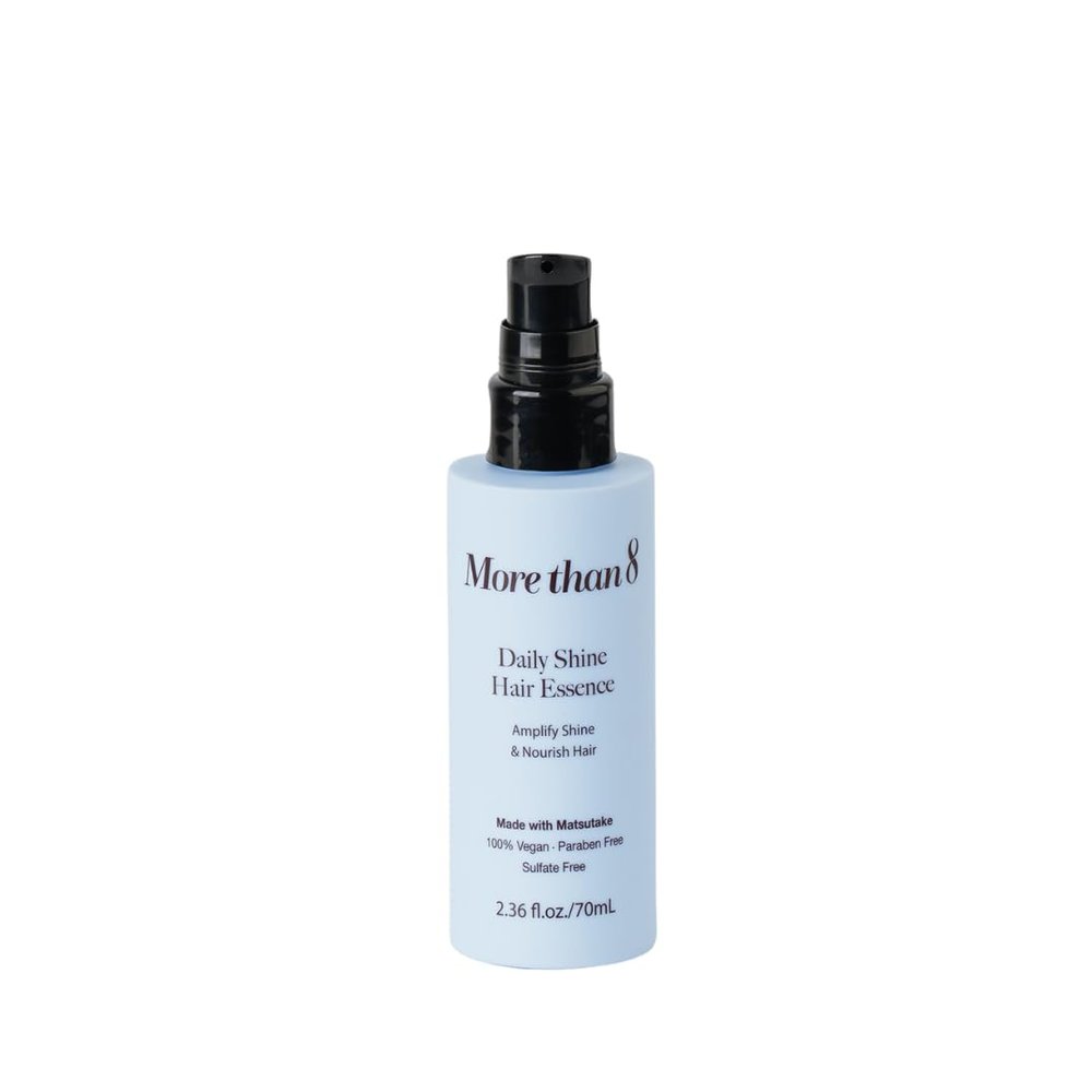Morethan8 Korean Daily Shine Hair Essence with Matsutake Mushroom Vegan, Paraben, Sulfate Free  2.36Oz