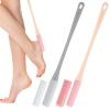 2 Pack Toe Cleaning Brush, 15.7" Shower Foot Scrubber, Long Handle Silicone Bristles Lotion Applicator, Two Sizes Heads, for Elderly, Men and Women view 1