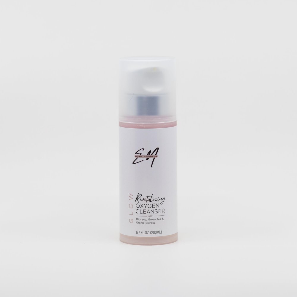 EN Signature Glow Revitalizing Oxygen Cleanser, with Ginseng, Green Tea & Orchid Extract (Large)