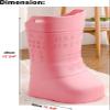 BMPAALN Portable Foot Bath, Collapsible Foot Bath Basin Lightweight Foot Bath Basin with Handle, Portable Small Spa Soaking Bucket Aluminum Film Bag, Waterproof Water Bucket for Elderly Adults(Pink) view 2