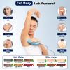 LuxDuo IPL Hair Removal, Whole Body Hair Removal for Men and Women at Home, Pain-Free & Long-Lasting for Body & Face Hair Removal, Effective in 2 Weeks with Ultra-Fast 0.2S Light Emission(Blue) view 3