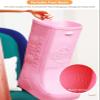 BMPAALN Portable Foot Bath, Collapsible Foot Bath Basin Portable Foot Bath Basin for Soaking Feet, Heat Preservation Foot Bath Massager Soaking Bucket, for Outdoor, Camping(Pink) view 3