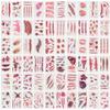 GORGECRAFT 60 Sheets Halloween Scar Temporary Tattoos Realistic Wound Tattoo Blood Stickers Makeup Zombie Tattoo Face Body Stitch Scar Tattoos for Halloween Cosplay Party Prank Props view 1