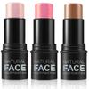Contour Stick 3PCS Set, Contouring Stick 3 Colors, Waterproof Long Lasting Blush Stick Natural Finish, Multipurpose Highlighter Makeup Stick for Cheeks, Lips view 4