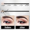 cobee 100 Pcs Disposable Eyeliner Brush Set, Cosmetic Eye Liner Applicator Ultra-fine Point Eyelash Brush Wands Cosmetic Makeup Tool for Lip Liners Eyelashes Detail Painting view 2