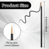 cobee 100 Pcs Disposable Eyeliner Brush Set, Cosmetic Eye Liner Applicator Ultra-fine Point Eyelash Brush Wands Cosmetic Makeup Tool for Lip Liners Eyelashes Detail Painting view 3