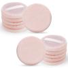 12 Pcs Round Powder Puffs Setting Powder Puff 2.3'' Cotton Cosmetic Puffs Velour Face Makeup Compact Makeup Sponge Cushion Puff Loose Powder Puff Make Up Sponges for Foundation Setting Powder view 1