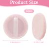 12 Pcs Round Powder Puffs Setting Powder Puff 2.3'' Cotton Cosmetic Puffs Velour Face Makeup Compact Makeup Sponge Cushion Puff Loose Powder Puff Make Up Sponges for Foundation Setting Powder view 2