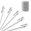 Body Piercing Kit - Yuelong 40pcs Piercing Needles Clamps Kit Mix Needles 12G 14G 16G 18G 20G with 2 Piercing Clamps Forceps for Ear Nose Lip Septum Belly Nipple Body Piercing view 3