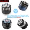2 Pcs 6 Blade Magnetic Replacement Shaving Head, Washable Shaver Blade Heads Replacement for Head Shaver Razor for Men view 2