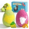 Bath Bombs for Kids with Toys Inside - 2 Organic Kids Bath Bombs with Surprise Inside, Dinosaur Bath Bombs for Kids 3-9 Years, Bath Bombs Gifts Easter Baskets Stuffers for Kids Boys Girls view 1