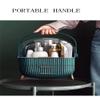 Cosmetic Box Skin Care Product Storage Box Cosmetic Storage Box with 2 Drawers and Transparent Display Shelf Skin Care Product Storage Box view 3
