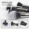 5pcs Face Makeup Brush Set - Ideal for Setting Powder, Blush & Contour - Fluffy Brushes Enhanced Powder Pickup for Smooth, Natural Application, A Collection Designed for Cheeks Make up (Black) view 4