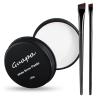 20g White Brow Mapping Paste Brow Contour Paste Brow Lip Shape Position Tool, 2pcs Eyebrow Brush Kit, Mapping Tool for Sketching Contouring the Eyebrow and Lip (Black Tin Kit) view 1