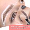 20g White Brow Mapping Paste Brow Contour Paste Brow Lip Shape Position Tool, 2pcs Eyebrow Brush Kit, Mapping Tool for Sketching Contouring the Eyebrow and Lip (Black Tin Kit) view 2