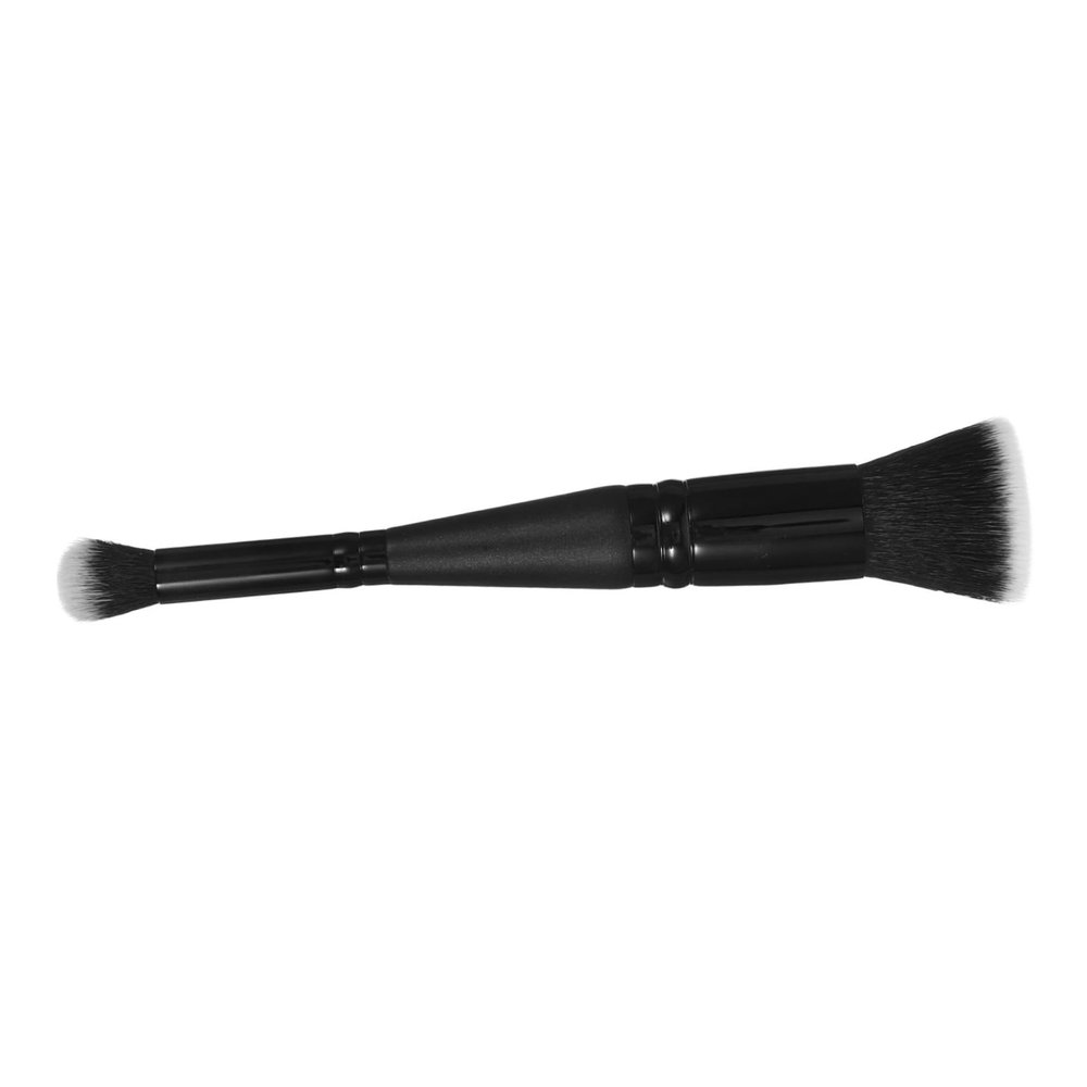 Baluue Makeup Brush Dual-ended Foundation Applicator for Liquid Makeup Soft Bristles and Portable Design for Effortless Application and Blending