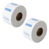2 Rolls White Disposable Barber Paper Neck Strips Stretchy Paper Neck Band Barber Supplies Hairdressing Accessory Tool for Salon Haircut Styling view 1