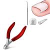 BEZOX Ingrown Toenail Corrector Set with Toenails Clipper for Thick Nails - 40 Pcs Pain-Free Toenail Straightener Strips with Toenail Lifter - Easy Use Ingrown Toenail Tools Kit view 1