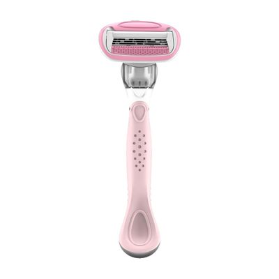 5minskin ComfortGlide Razors for Women  Hair Eraser with 3 Sharp Blades Deliver Close Shave with Comfort | Non-slip Handle Hair Removal