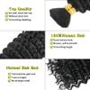 100 Percent Human Boho Braiding Hair Deep Wave Curly 12A Bulk Bundles Human Hair 105g Wet and Wavy for Boho Braids Human Hair Extensions for Braiding Human Supplies No Weft 2 Bundles view 3