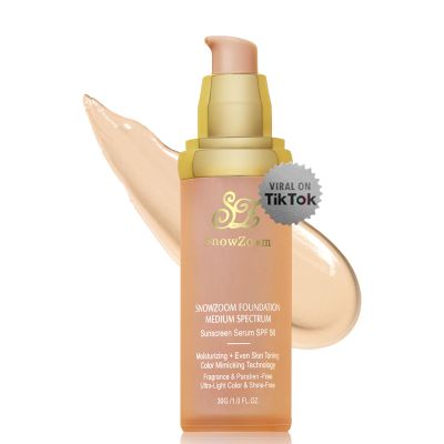 4 in 1 foundation Liquid- Hydrating Medium full coverage concealer with SPF 50+ Inspired -Longwearing & Waterproof-korean makeup 1oz(30ml)