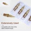 Tattoo Cartridge Needles,10Pcs Disposable Round Liner Sterilized Tattoo Needle for Rotary Tattoo Machine and Permanent Makeup Device (1001RL) view 4